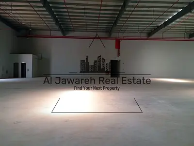 A spacious new warehouse is available for rent in the Emirate of Umm Al Quwain, suitable for light activities and storage.