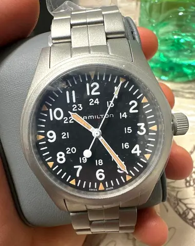 Hamilton khaki Stainless steel