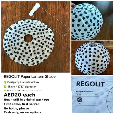 REGOLIT pendant lamp shade -IKEA (in original package, never used)