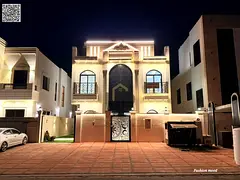 Classic design Villa for sale | ajman| al helio2 area | 5 master rooms, majlis, 2 halls, maid room, 