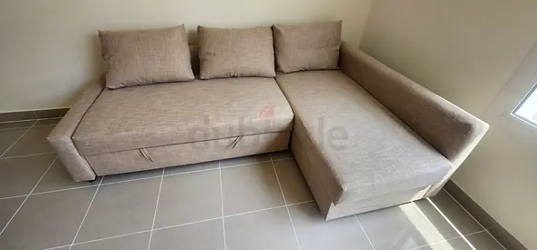 FRIHETEN Corner sofa-bed with storage