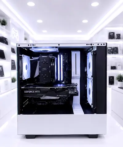 White NZXT Case | High Performance Gaming Desktop