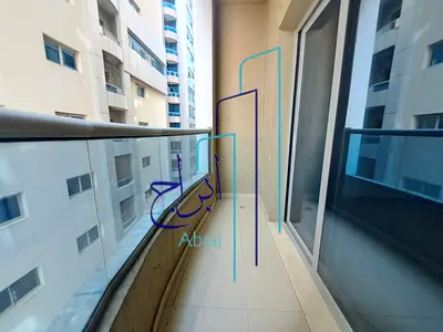 1 Bhk apartment front of Dubai border near Sahara center maintenance free