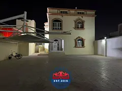 Decorated 4MBR separate majlis hall maid room big yard cover Parking villa with all utility bills