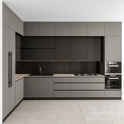 Kitchen Cabinet | Custom made Kitchen Cabinet with island | With Warranty in Abu Dhabi
