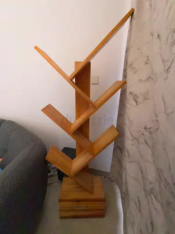 Wooden Tree-Style Coat Rack / Display Stand - Solid Oak Finish