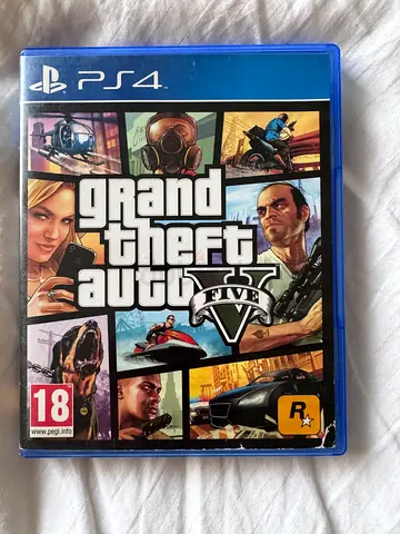 Grand Theft Auto V (PS4) - Original Disc, Good Condition