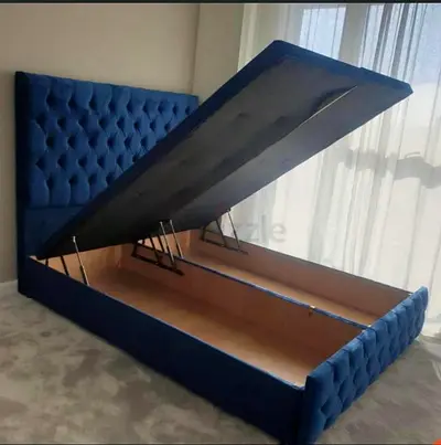 New Customise Tufted Queen Hydraulic Storage Bed - Premium Quality with warranty