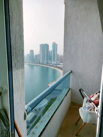 Excellent two-bedroom apartment with a living room and parking, in Al-Taawun.