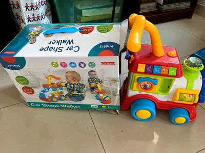 Car shape walker baby