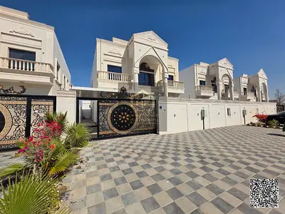 🏡 Luxury Classic Villa for Sale in Al Amerah – Ajman ✨ Elegant Classic Design with High-End Finishes in a Prime Location – Less Than 1 Year Old! 📍