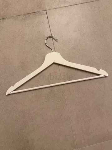 White Clothes hanger IKEA BUMERANG 32 pcs