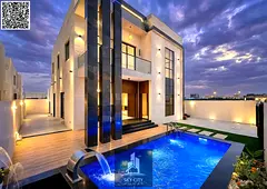 Modern 4BR Villa with Large Yard swimmingpool | Fees Included