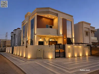 Corner Villa for sale | ajman| al Yasmeen area | 5 master rooms, majlis, hall, maid room| freehold | price included central A\C.