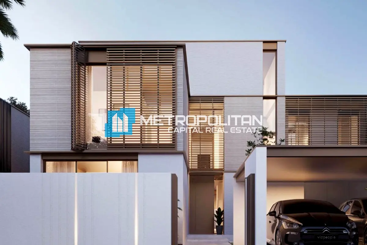 Al Sidr | Single Row | Luxury 4BR+M | Drivers Room