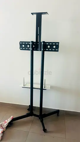 TV Stand Base for 32–60 inch TVs, Height Adjustable TV Stand Mount