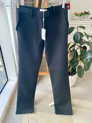 Black tailored women’s trousers French Designer Brand New