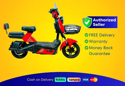 Electric Scooter Wind Horse  M6 - Red | Brand New |  Warranty | FREE  Delivery