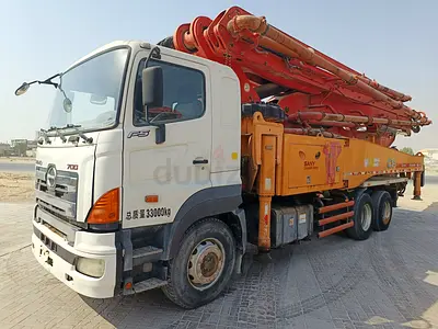 Sany Concrete pump on Hino Truck Chassis