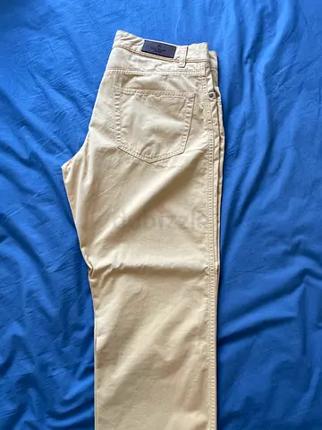 HACKET LONDON Beige slim-fit mens chinos -BRAND NEW- size 34
