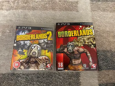 Borderlands 1  2 PS3 (Two Original Discs with Cases)