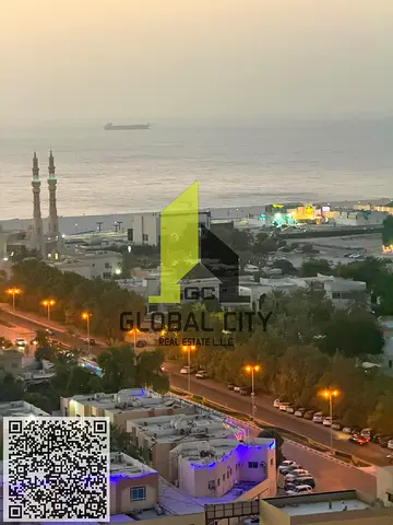 اسكن في أفضل الأبراج العائلية | غرفتان وصالة مساحة كبيرة | إطلالة جزئية على البحر والحديقة | باركن خاص | قريب من حدود الشارقة وكورنيش عجمان و الشارقة