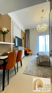 Furnished studio for Sale in Maryam Island – Sharjah | Balcony with open view | Fully furnished