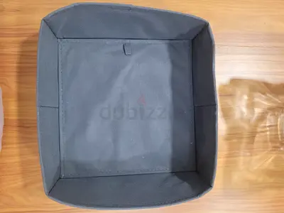 MOVING OUT SALE: Foldable Fabric Storage Box / Organizer - Medium, Gray