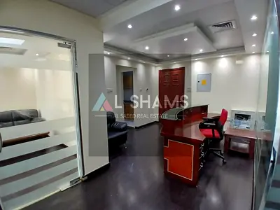 Chiller free Furnished Office Space with partition