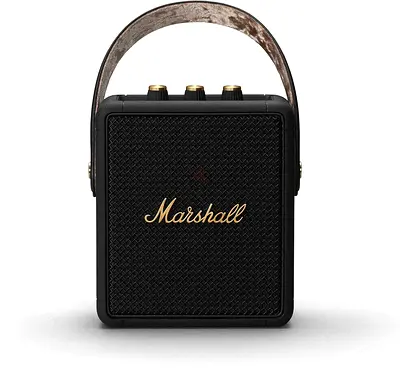 Marshall Stockwell II Wireless Portable Bluetooth Speaker 20+ Hours 20W - Black Brass