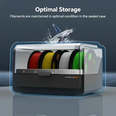 Multi-color filament drying box for Anycubic ACE Pro 3D printer