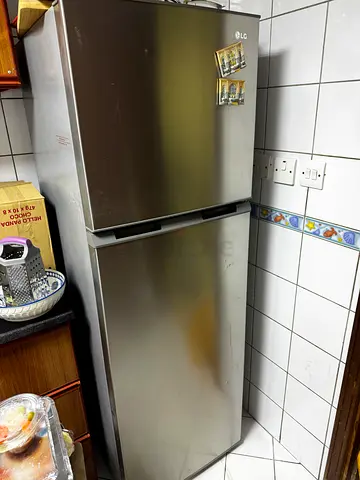 LG Double Door Refrigerator - Silver, Good Working Condition reason for selling:Getting a bigger one