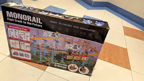 Monorail Fast Track toy set - boxed, complete