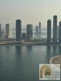 Two-bedroom apartment for annual rent in Al Khan – Sharjah | Laundry room | Free air conditioning