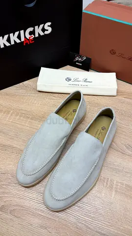 Loro Piana Summer Walk Loafers ‘Grey’