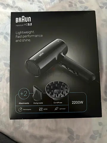Braun Hairdryer HD2.2