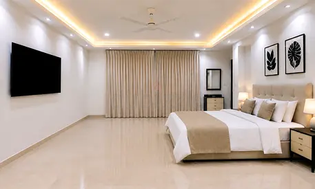 NO COMMISSION, DIRECT FROM OWNER, PRIVATE ROOM, PRIVATE WASHROOM,FULLY FURNISHED,DXB/SHJ BORDER AREA