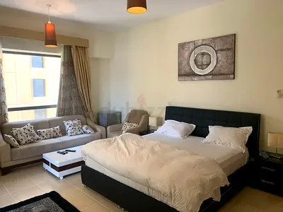 fabulous big master room double window panel in a very clean apartment with parking available in JBR