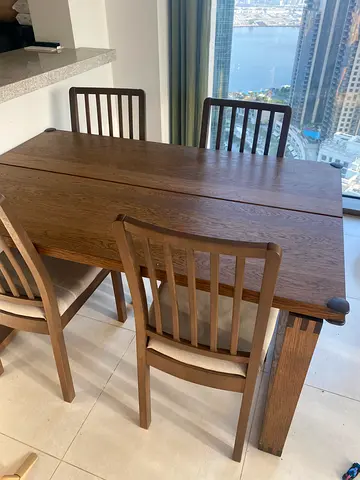 Ikea MÖRBYLANGA table (with 4 chairs)