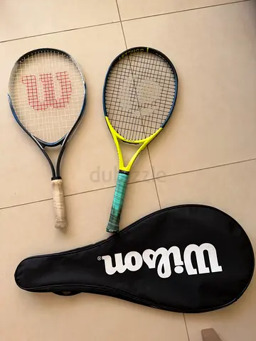 Tennis racket Wilson 25 inches + TR350 Junior 26 inches with cover - lightly used