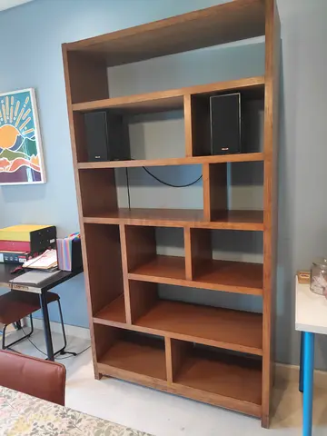 Solid Wood Room Divider / Display Unit - Good Condition