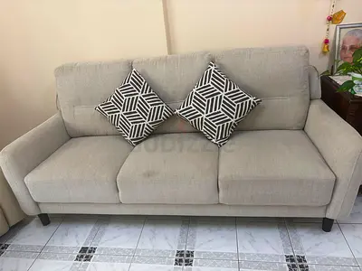 3pcs Sofa Set Grey Color