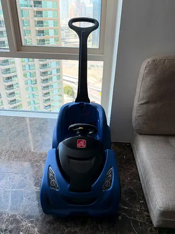Step 2 Kids Ride-On Push Car with Handle - Blue