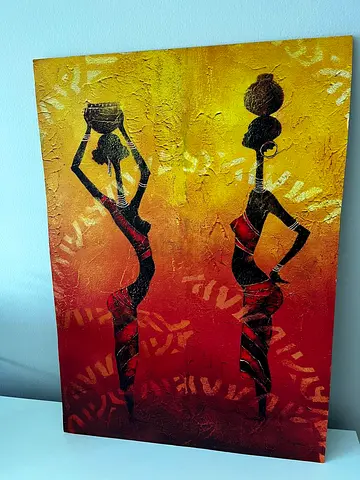 WALL DECOR PAINTING AFRICA 50x70 cm