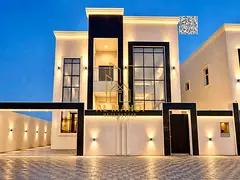 Luxury villa for sale in Ajman, freehold, open to all nationalities. Prime location on the main road