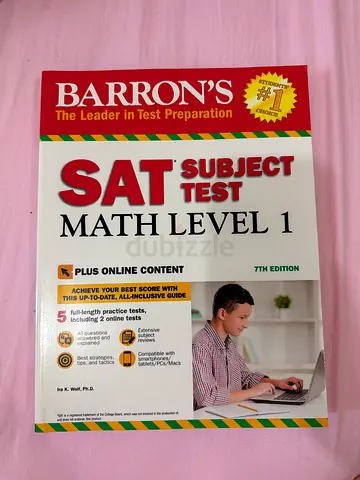 Barron’s SAT Subject Test Math Level 1 (7th Edition) - Test Prep Book