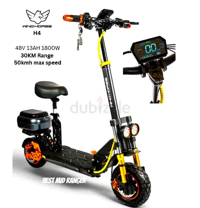 Electric Scooter Wind Horse H4 | Brand New |  Warranty | FREE  Delivery