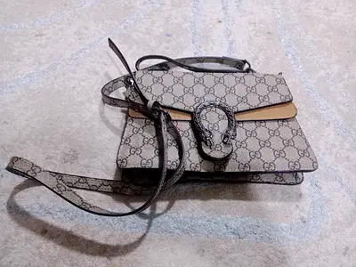 Gucci Shoulder Bag with Snake Buckle