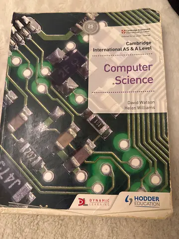 Cambridge International AS  A Level Computer Science (David Watson, Helen Williams)
