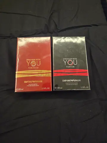 Stronger with you tobacco x parfum both unopened